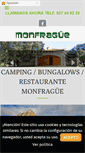 Mobile Screenshot of campingmonfrague.es