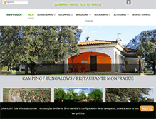Tablet Screenshot of campingmonfrague.es